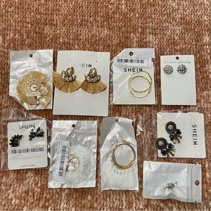 SHEIN Earring Bundle Set of 9 Pairs